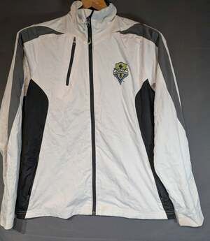 Seattle Sounders Full Zip Up Jacket by Antigua Women's Size Medium